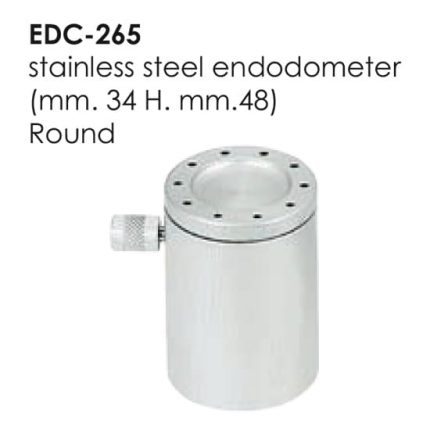 stainless steel endodometer (mm. 34 H. mm.48) Round