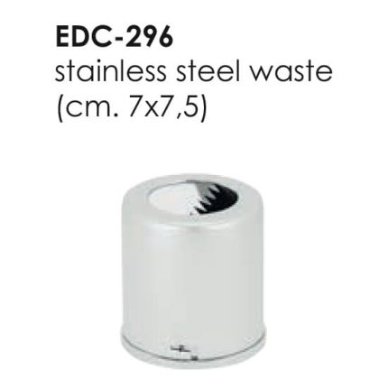 stainless steel waste (cm. 7x7,5)